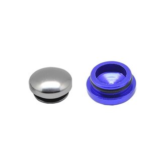 Arrowmax 199010 18MM SILVER & 22MM PURPLE ALUMINUM END CAP (2)