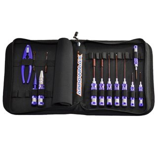 Arrowmax 199411 AM Toolset For 1/10 Offroad (13pcs) with Tools bag