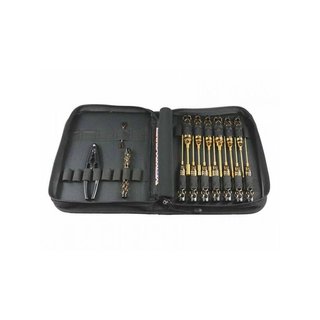 Arrowmax 199443 AM Toolset For Offroad (16Pcs) With Tools Bag Black Golden