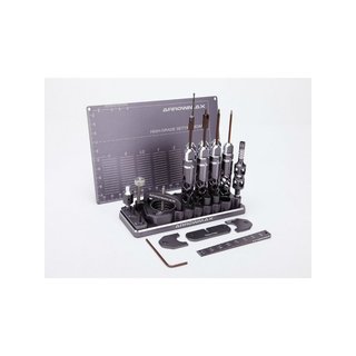 Arrowmax 220010-G AM Special Toolset For 1/32 Mini 4WD (Gray)
