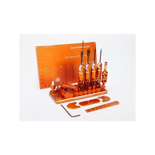 Arrowmax 220010-O AM Special Toolset For 1/32 Mini 4WD (Orange)