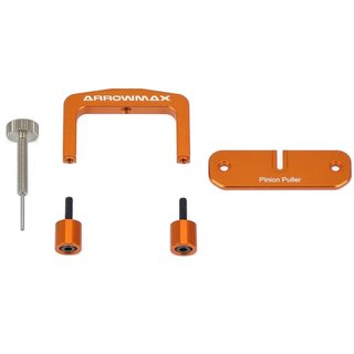 Arrowmax 220011O Pinion Puller For 1/32 Mini 4WD (Orange)