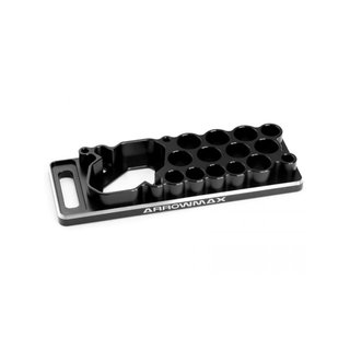 Arrowmax 220016B Tools Stand For 1/32 Mini 4WD (Black)