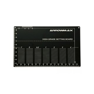 Arrowmax 220022B High Grade Setting Board For 1/32 Mini 4WD (Black)