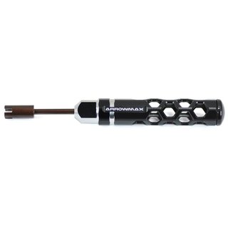 Arrowmax 220026B 6MM Bearing Trimmer For 1/32 Mini 4WD (Black)
