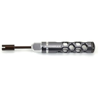 Arrowmax 220026G 6MM Bearing Trimmer For 1/32 Mini 4WD (Gray)