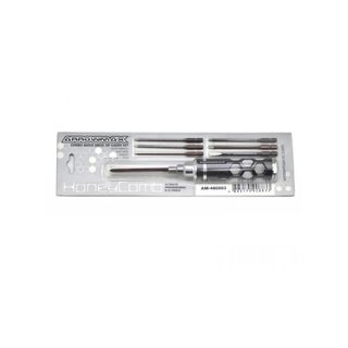 Arrowmax 460003 COMBO QUICK DRIVE TIP CADDY SET - US - 7 PCS Honeycomb